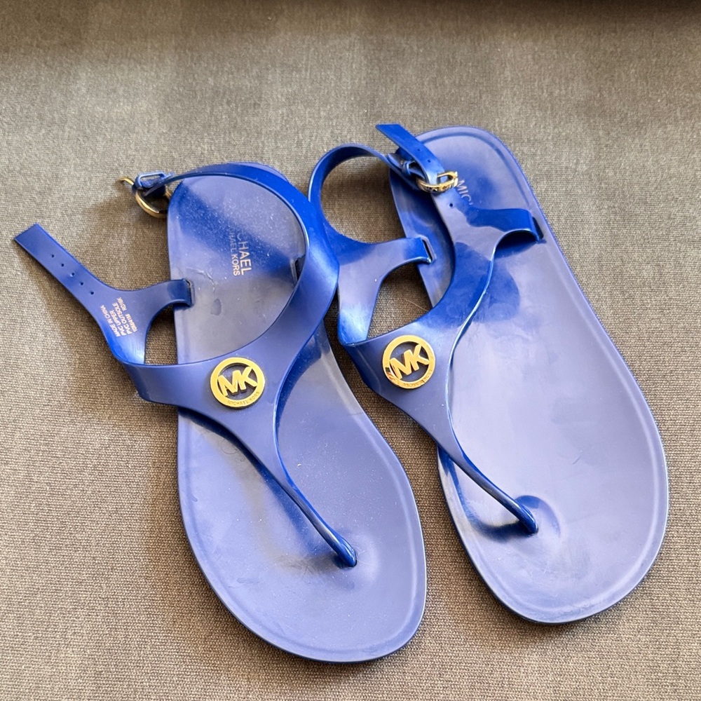 Michael Kors Vibrant Blue Sandals
